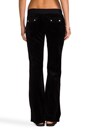 view 3 of 6 J Bling Velour Bootcut Pant in Black