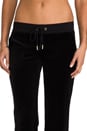 view 4 of 6 J Bling Velour Bootcut Pant in Black