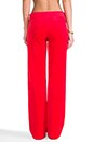 view 3 of 6 Velour Original Leg Pant in Lipstick Red