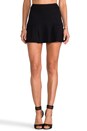 view 1 of 6 Ponte Skirt in Pitch Black