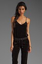 view 1 of 5 Velour Romper in Black