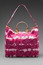 view 4 of 5 Tie Dye Beach Tote in Dragonfruit