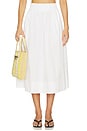 view 1 of 6 FALDA MIDI LIV in White
