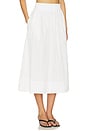 view 2 of 6 FALDA MIDI LIV in White
