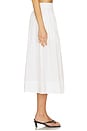 view 3 of 6 FALDA MIDI LIV in White