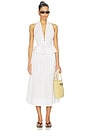 view 5 of 6 FALDA MIDI LIV in White
