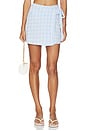 view 1 of 6 Wrap Skirt in Birdie Plaid