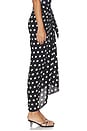 view 2 of 6 JUPE MIDI PAIGES in Polka Dot Noir