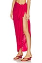view 3 of 6 Paiges Pareo Skirt in Raspberry Red
