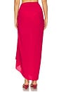 view 4 of 6 Paiges Pareo Skirt in Raspberry Red