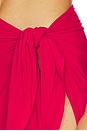 view 6 of 6 Paiges Pareo Skirt in Raspberry Red
