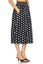 view 2 of 6 FALDA MIDI LIV in Polka Dot Noir