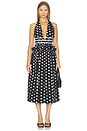 view 5 of 6 FALDA MIDI LIV in Polka Dot Noir