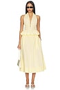 view 5 of 6 FALDA MIDI LIV in Butter Yellow