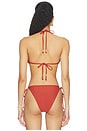 view 3 of 5 HAUT DE MAILLOT DE BAIN TRIANGLE HOLLIS in Burnt Orange