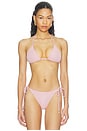 view 1 of 5 TOP BIKINI TRIANGULAR HOLLIS in Ballet Pink