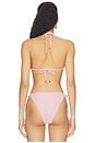 view 3 of 5 TOP BIKINI TRIANGULAR HOLLIS in Ballet Pink