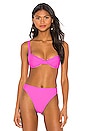 view 1 of 4 Izzy Bikini Top in Positano Pink