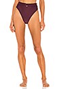 view 1 of 4 Ashley Bikini Bottom in Aubergine