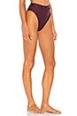 view 2 of 4 Ashley Bikini Bottom in Aubergine