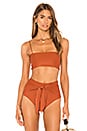 view 1 of 4 Kirke Bikini Top in Ginger