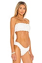 view 2 of 4 Lee Bikini Top in White Eyelet