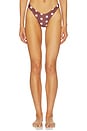 view 1 of 4 Bee Bottom in Brown Polka Dot