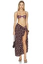 view 5 of 5 Ingrid Top in Brown Polka Dot
