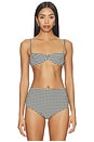 view 1 of 5 TOP BIKINI INGRID in Tuxedo Plaid