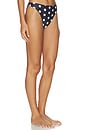 view 2 of 4 BAS DE MAILLOT DE BAIN EDIE in Noir Polka Dot