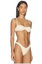 view 2 of 5 TOP BIKINI INGRID in Luxe Crinkle Butter