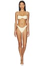 view 4 of 5 TOP BIKINI INGRID in Luxe Crinkle Butter