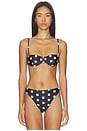 view 1 of 4 TOP BIKINI INGRID in Noir Polka Dot