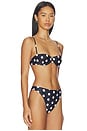 view 2 of 4 TOP BIKINI INGRID in Noir Polka Dot