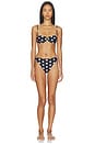 view 4 of 4 TOP BIKINI INGRID in Noir Polka Dot