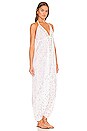 view 2 of 4 Mosaic Print Jumpsuit in White & Gold