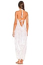 view 3 of 4 Mosaic Print Jumpsuit in White & Gold