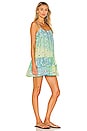 view 2 of 4 Rainbow Cami Dress in Blue & Green