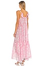 view 3 of 3 V Neck Maxi Dress in Pastel Pink