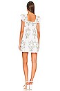 view 3 of 3 Baby Doll Dress in White, Pink & Sage Floral