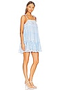 view 2 of 4 Trapeze Dress in Blue Tonal