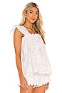 view 2 of 4 Baby Doll Top in White