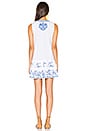 view 3 of 4 Shift Beach Dress in White & Dark Blue