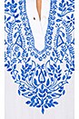 view 4 of 4 Shift Beach Dress in White & Dark Blue