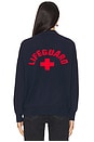 view 4 of 5 BEACH カーディガン in Navy & Red