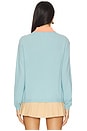 view 3 of 4 Contrast Polo in Aqua & Neon Coral