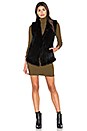 view 5 of 5 GILET LONG EN POIL DE LAPIN in Black