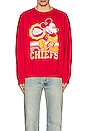 view 4 of 4 Chiefs Mickey Crewneck in Red