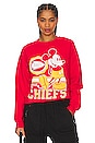 view 1 of 4 Chiefs Mickey Crewneck in Red