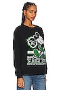 view 2 of 4 Eagles Mickey Crewneck in Black